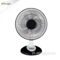 Ventilador de mesa elétrico personalizado Kaidi de 16 polegadas e baixo ruído Ventilador de mesa interno de 220v Ventiladores de mesa de pedestal de base quadrada branca com temporizador